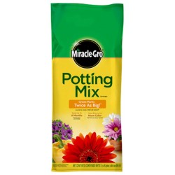 2 CUFT Potting Mix Plus Miracle-Gro Plant Food