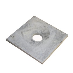 3in x 3in x 1/2in Galvanized Square Washer Plate