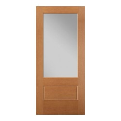 VistaGrande 3/4 lite Fiberglass Doors – Fir Texture
