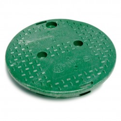 10in Round Green Irrigation Valve Box Replacement Cover
