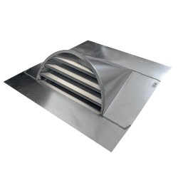 Vulcan Vent Half Round Dormer Vent 12in x 24in - VDHR1224