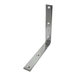 8x1-1/4" Zinc Corner Iron L Angle Bracket